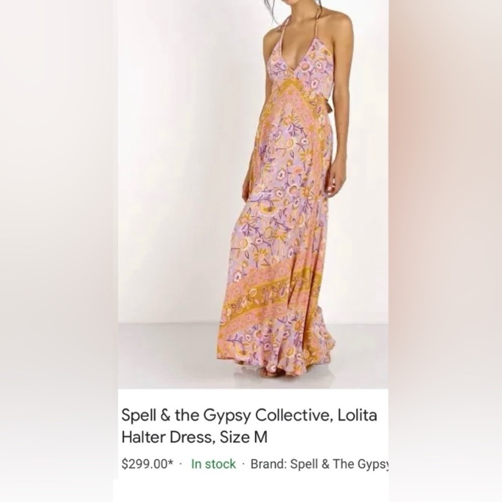 Spell & the Gypsy long halter top dress